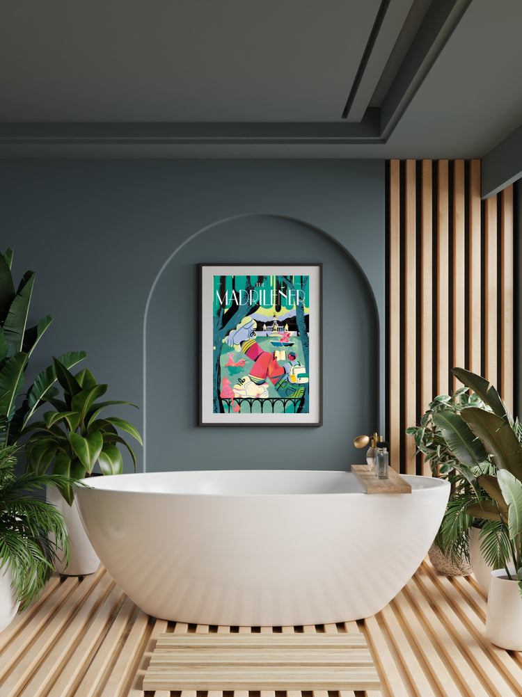 Cuadro Lámina Poster The Madrileñer para casa Madrid decoración baño pared