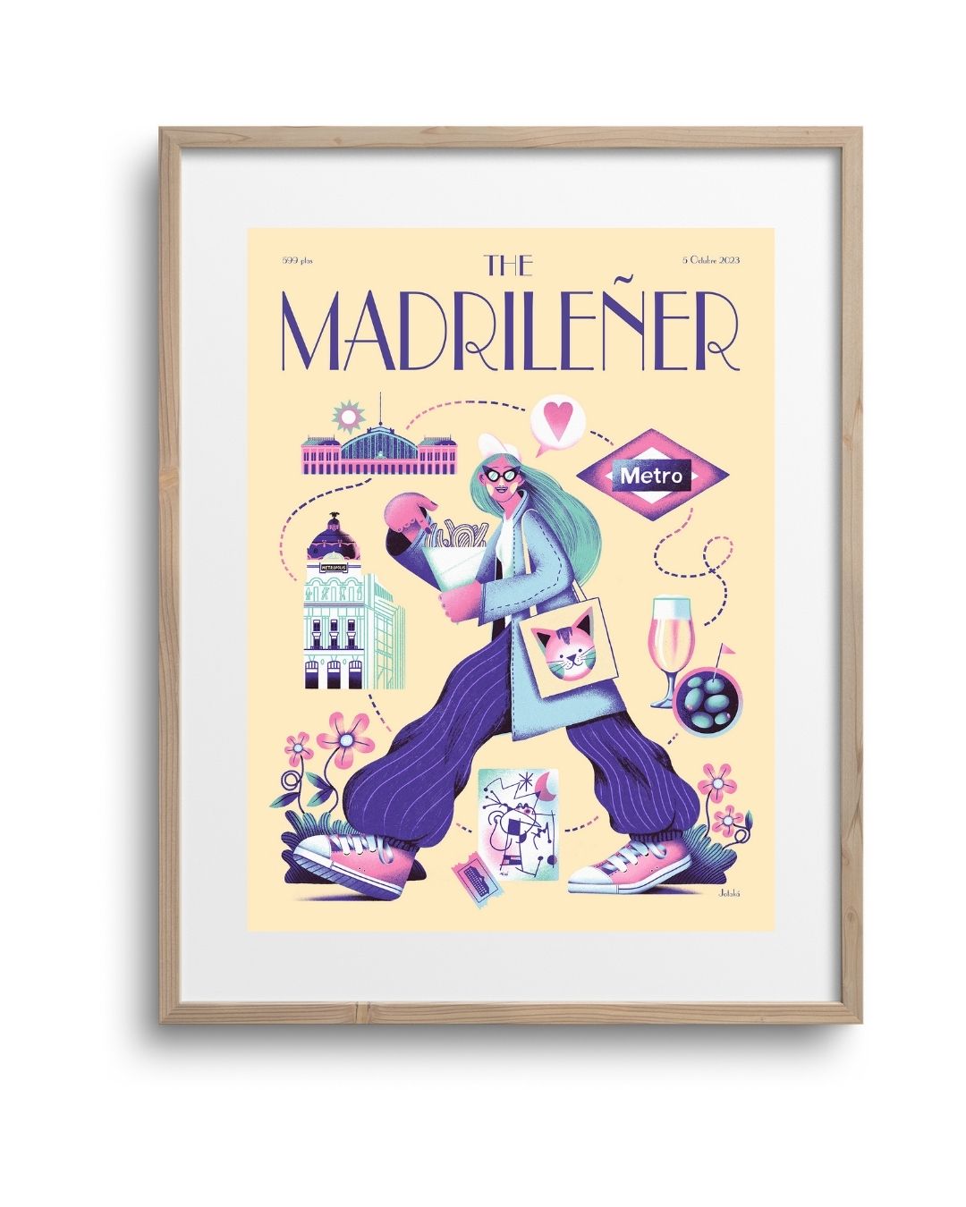 Madrid en 24 horas The Madrilener marco madera