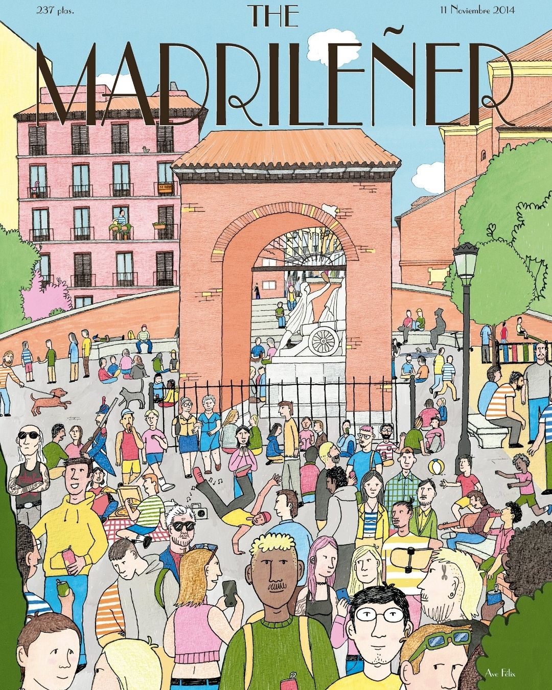 Where's Ave Felix lámina The Madrileñer Poster Madrid