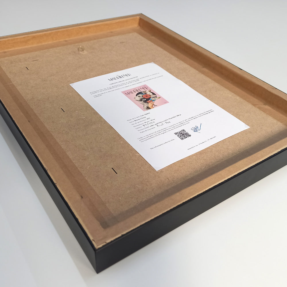 detalle marco artesanal lacado 19-32 TheMadrilener