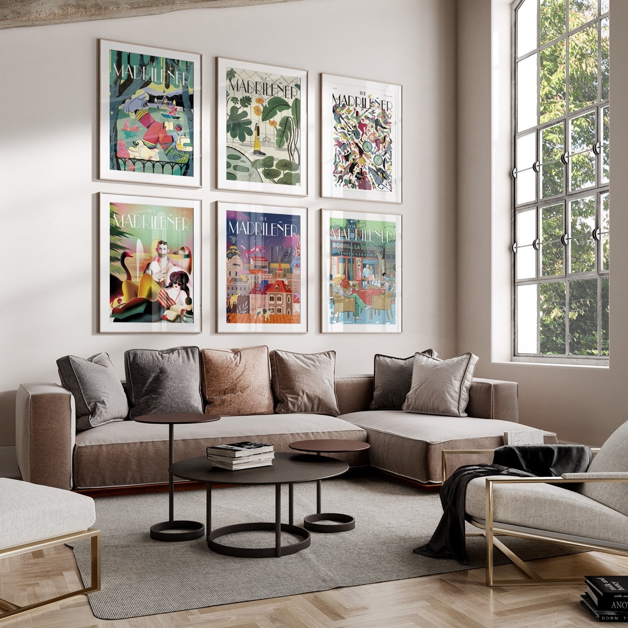 Cuadro Lámina Poster The Madrileñer para casa Madrid decoración pared