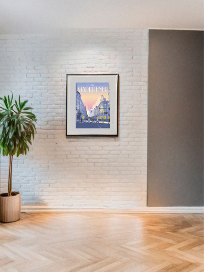 El efecto Wow_Marco negro mock up