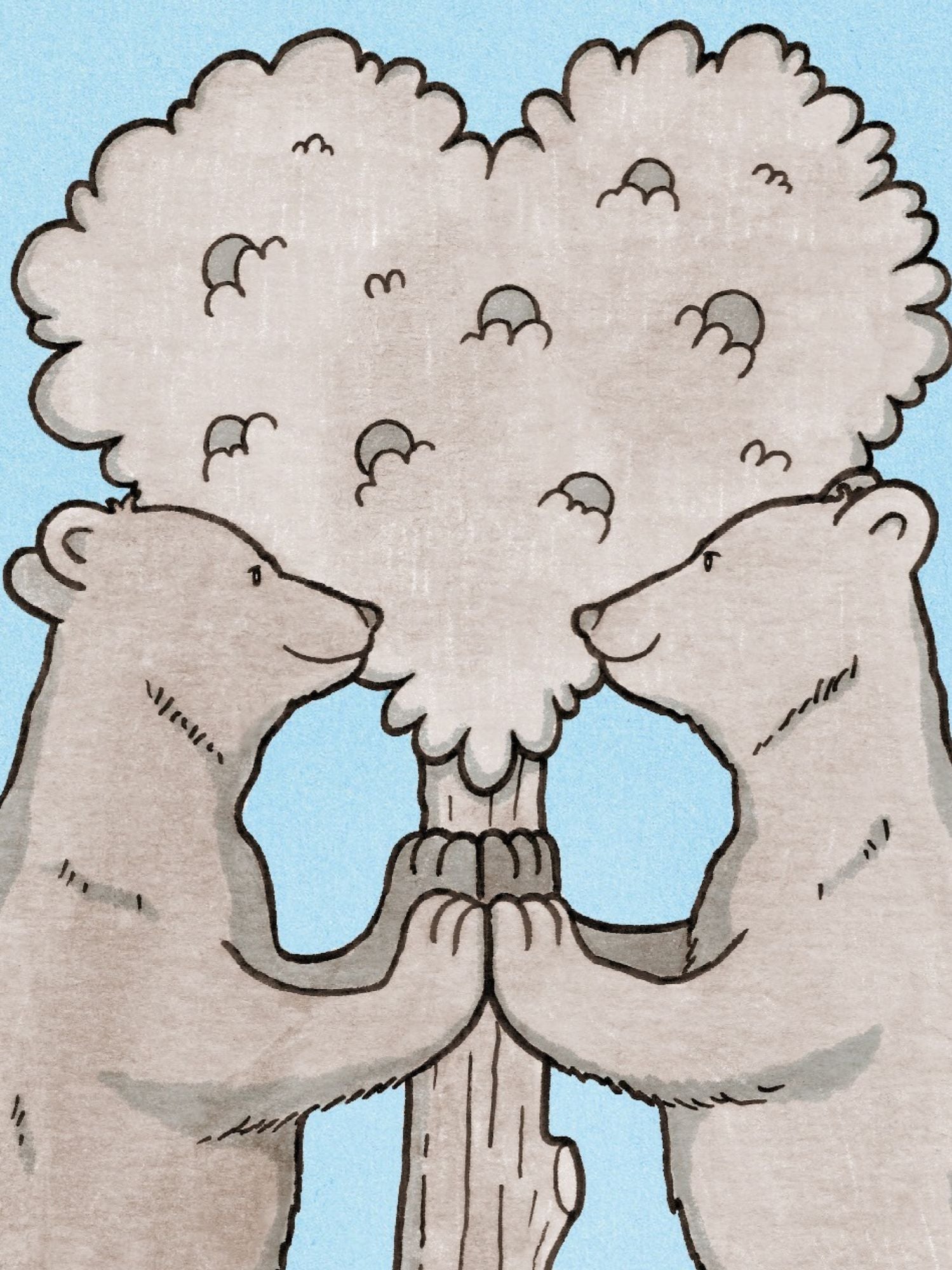 Lámina Os@s Orgullos@s_Detalle monumento osa y madroño