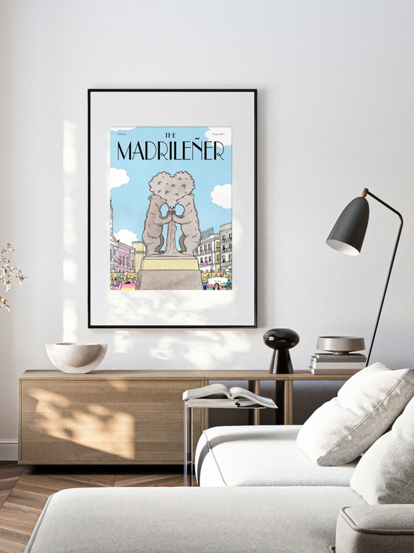 Lámina Os@s Orgullos@s_Marco negro mock up