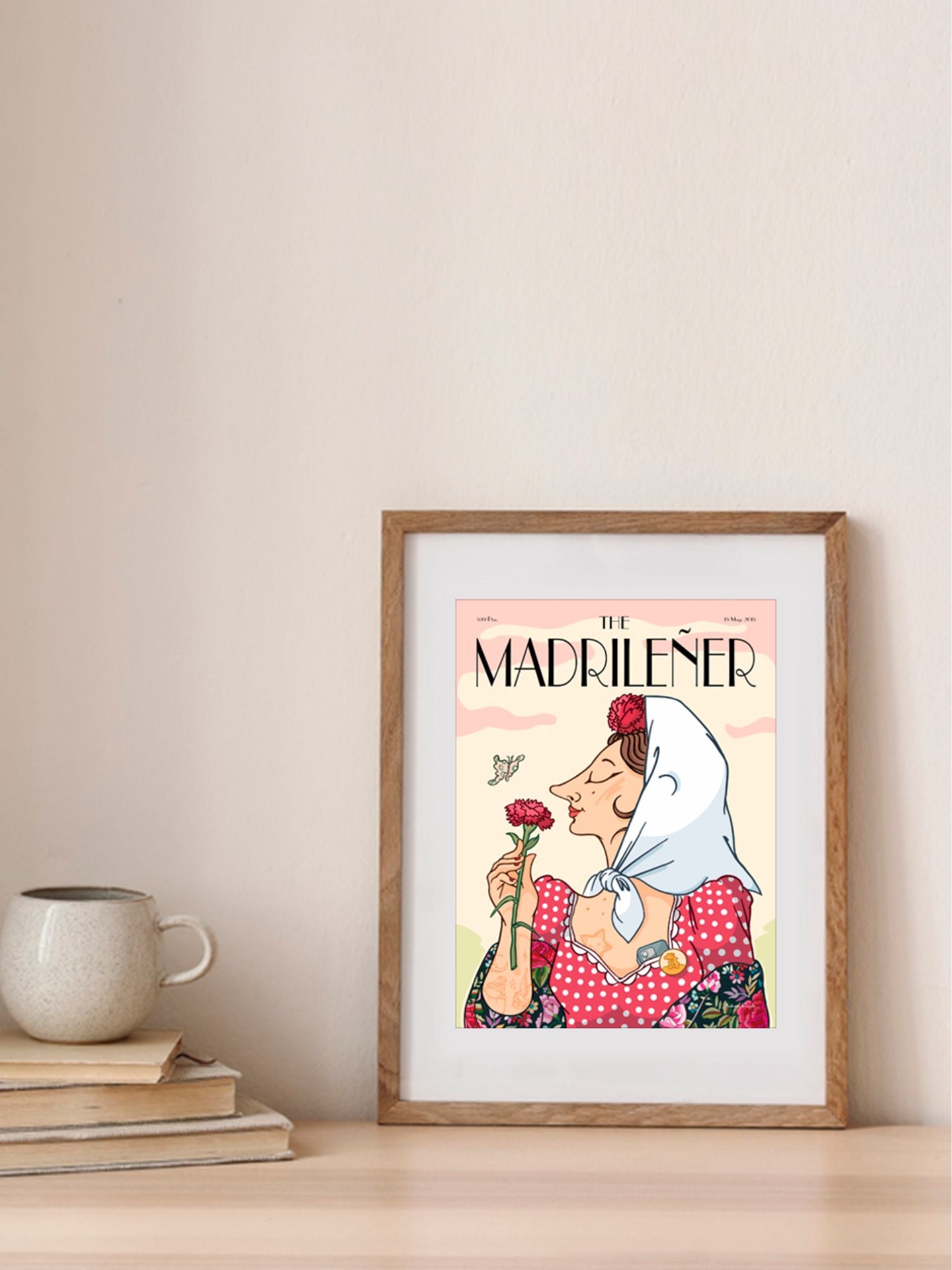 Lamina Chulapa_marco madera 3 mock up