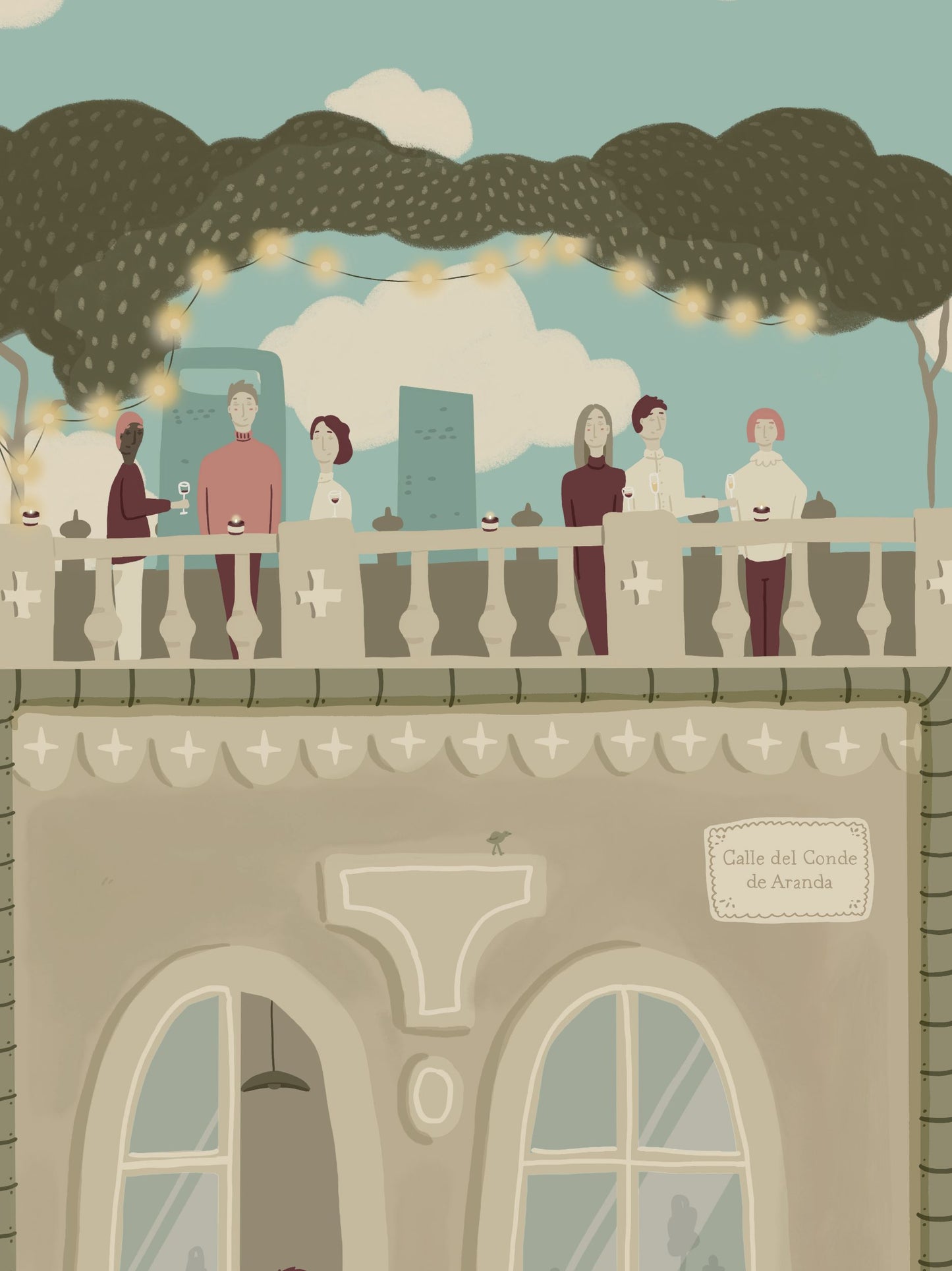 Themadrilenerbajoelcielodeamadriddetallecieloazotea