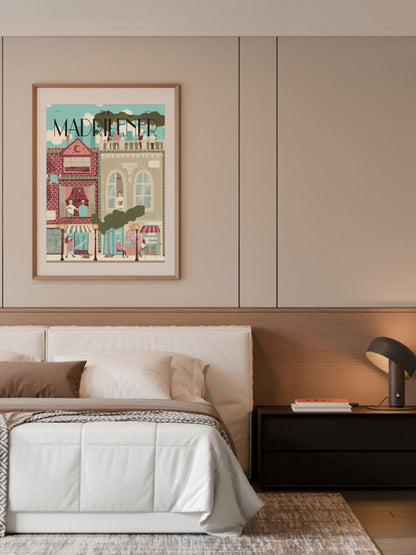 Themadrilenerbajoelcielodeamadridmontajemadera3