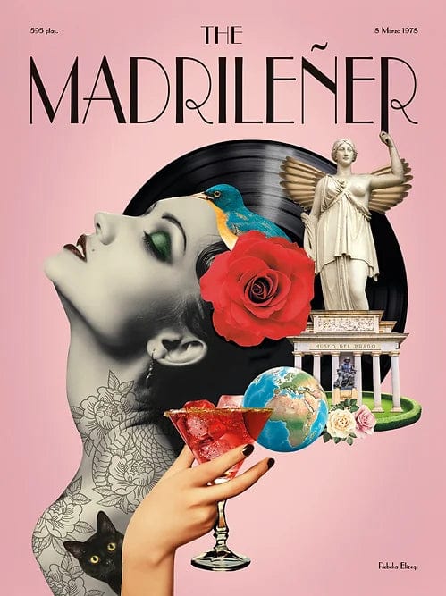The Madrileñer Lámina Lady Madrid Lady Madrid | Una idea única para regalar carteles de Madrid